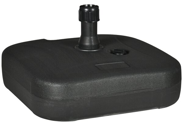 Outsunny Suport Umbrelă de Grădină cu Bază de Umplere Apă/Nisip HDPE Rezistent la Intemperii 46x45x26cm Negru | Aosom Romania