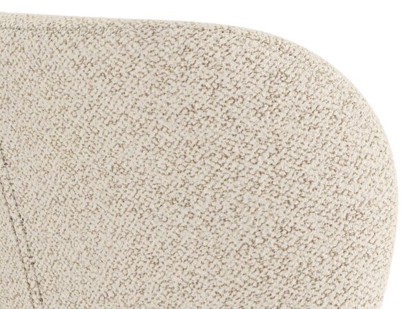 MAZZONI EXPORT ALTEA Crem (material Monza 90)/picioare stejar natural - SCAUN MODERN BOUCLÉ PENTRU LIVING/SUFRAGERIE/BUCĂTĂRIE/BIROU