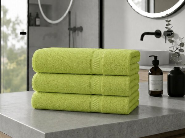 Prosop CLARYSSE ELEGANCE 60x110 cm verde, 100% bumbac
