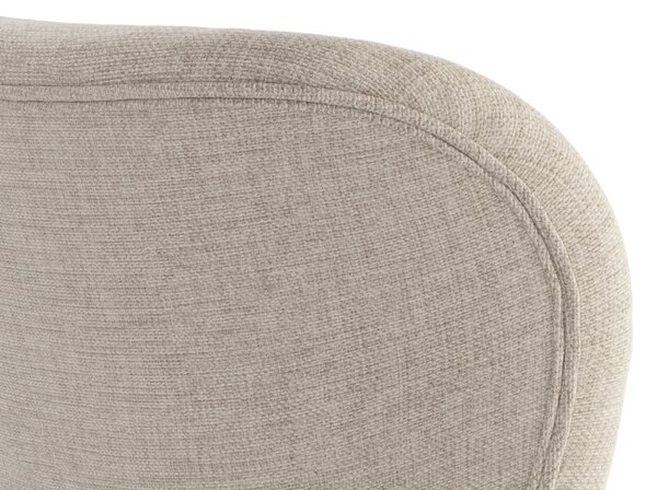 MAZZONI EXPORT ALTEA Bej (material Rio 40)/picioare stejar natural - SCAUN MODERN PENTRU LIVING/SUFRAGERIE/BUCĂTĂRIE/BIROU