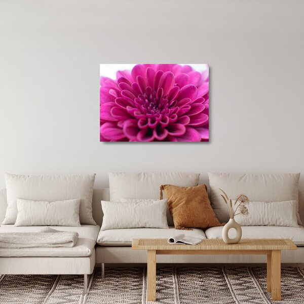 Tablou pe sticlă cu floare (70x50 cm)