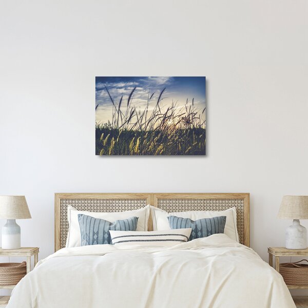 Tablou pe sticlă cu flori de câmp (70x50 cm)