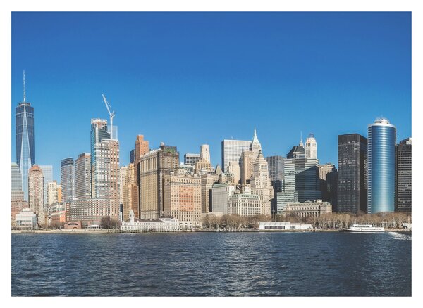 Tablou pe sticlă - Manhattan în New York (70x50 cm)