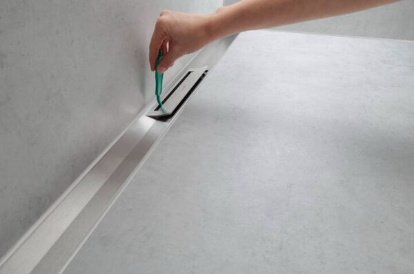 Hansgrohe RainDrain Flex element exterior rigolă 100 cm oţel 56053800