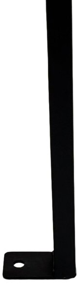 Bancă grădină AURA 122x60x80 cm din lemn și oțel
