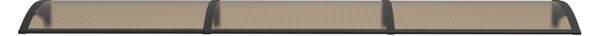 Copertină PREMIUM 300x120 cm, placă 6 mm dintr-o bucată – Negru/Bronz