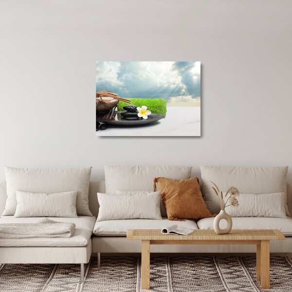 Tablou pe sticlă - Spa and relax (70x50 cm)