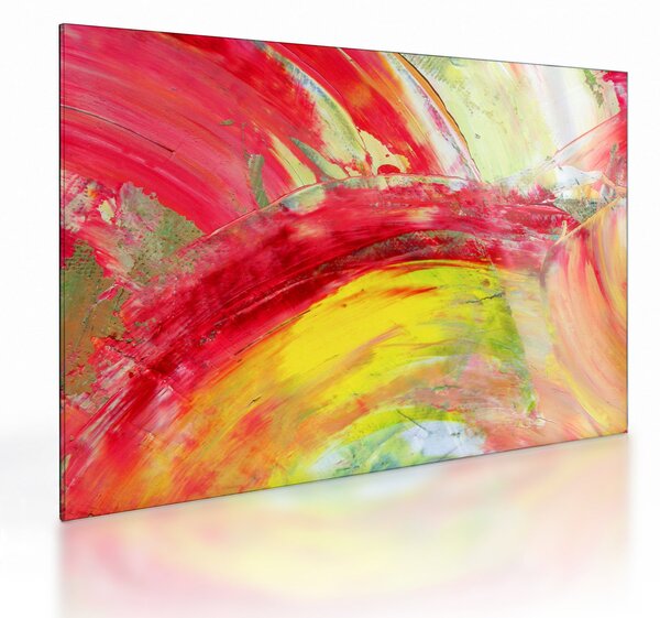 Tablou pe sticlă cu abstracție - pictura (70x50 cm)