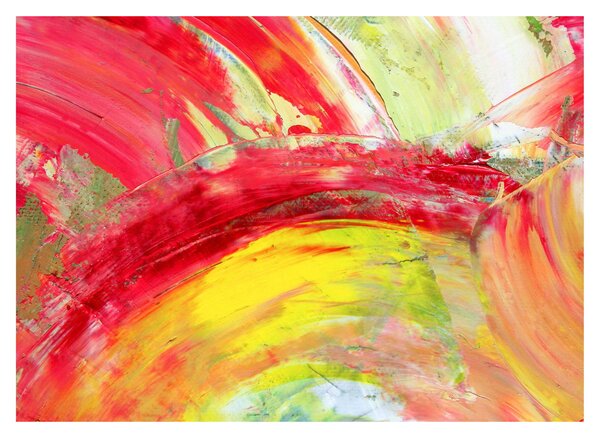 Tablou pe sticlă cu abstracție - pictura (70x50 cm)