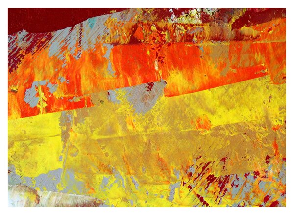 Tablou pe sticlă cu abstracție - pictura (70x50 cm)
