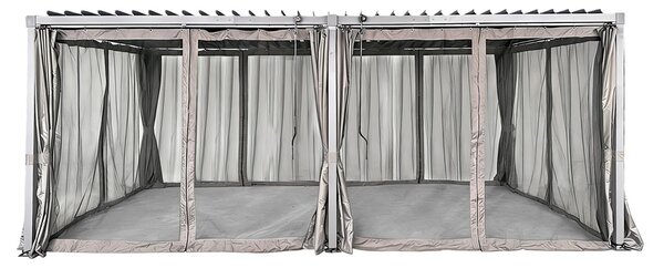 Garden Point antracit Madera Premium 3x6m pergolă terasă