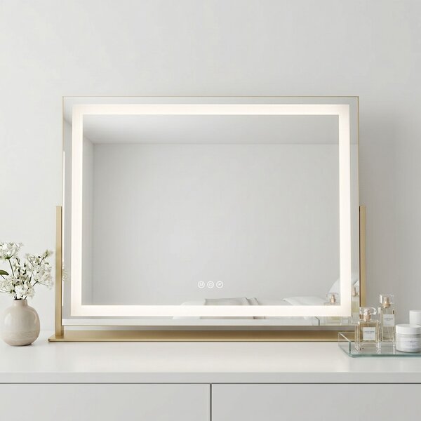 Oglindă LED STUDIO L.Gold 58x45
