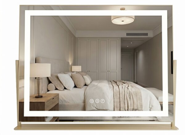 Oglindă LED STUDIO L.Gold 58x45
