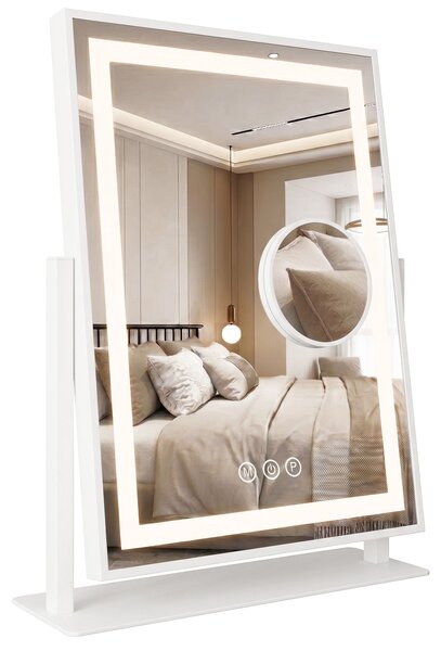 Oglindă LED LUMI White 30x40cm