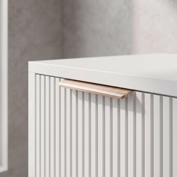 Dulap baie pentru lavoar Rea Core 60cm White