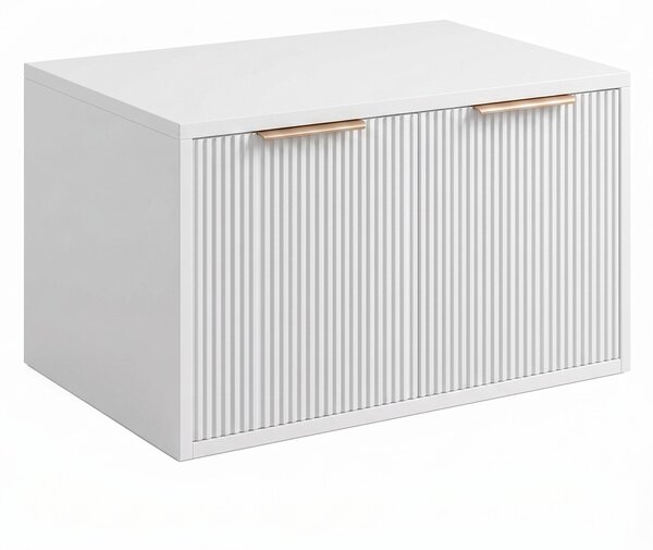 Dulap baie pentru lavoar Rea Core 60cm White