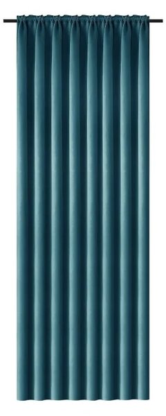 2x Perdea verde-albastru OXFORD 140x250 cm cu banda pentru incretituri