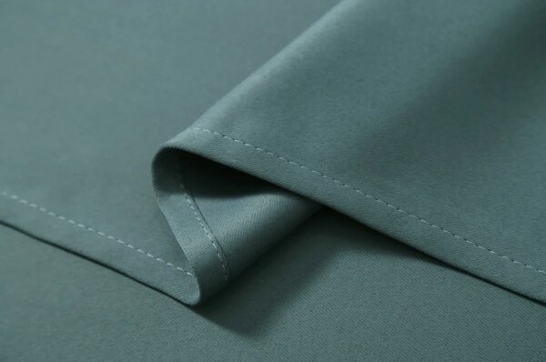 2x Perdea verde-albastru OXFORD 140x250 cm cu banda pentru incretituri