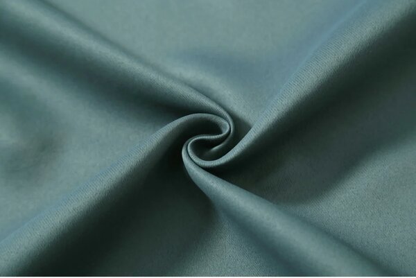 2x Perdea verde-albastru OXFORD 140x250 cm cu banda pentru incretituri