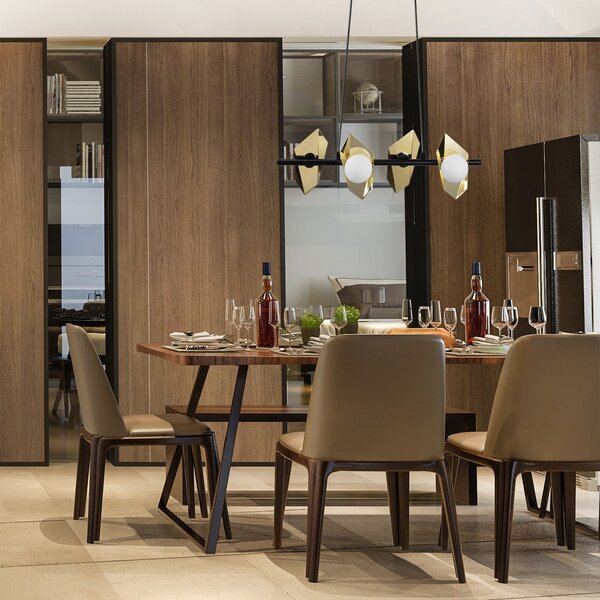 Lampă de tavan APP1412-CP BLACK GOLD