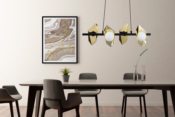 Lampă de tavan APP1412-CP BLACK GOLD