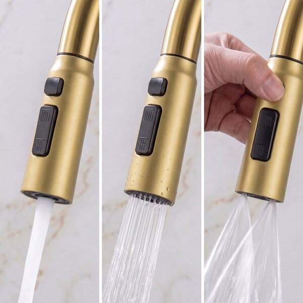Rea, Chiuvetă multifuncțională din oțel 10 în 1 REA Alonzo Brush Gold, ZLE-06419