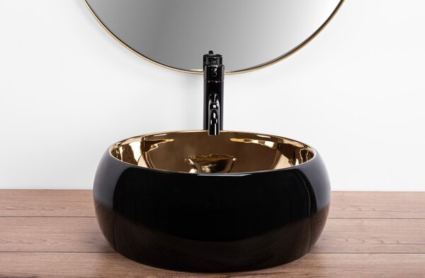 Lavoar pe blat REA Luna Gold/Black