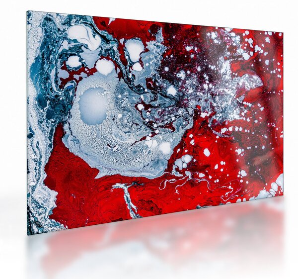 Tablou pe sticlă abstract (70x50 cm)