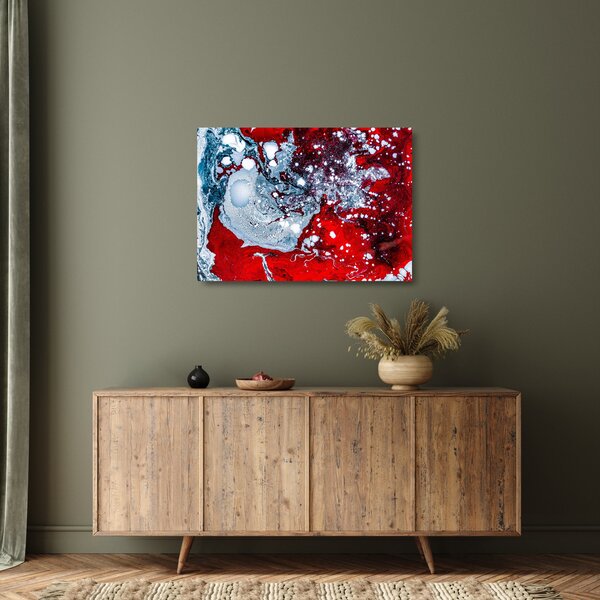 Tablou pe sticlă abstract (70x50 cm)