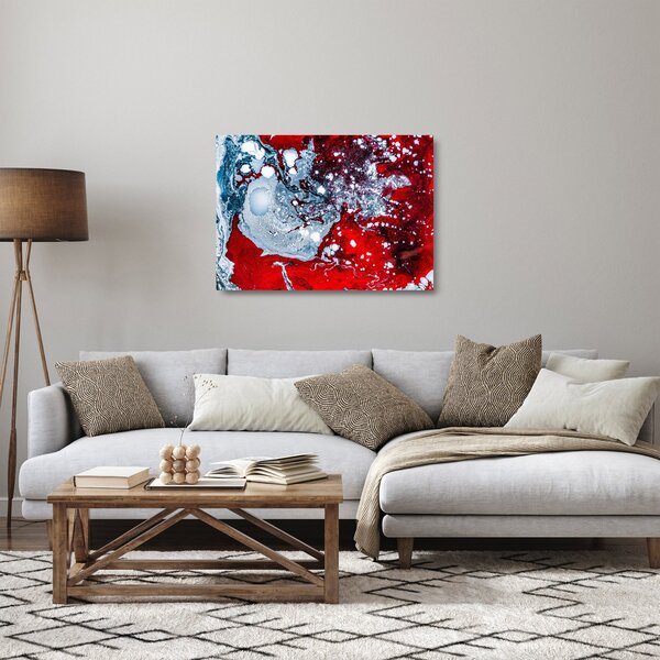 Tablou pe sticlă abstract (70x50 cm)