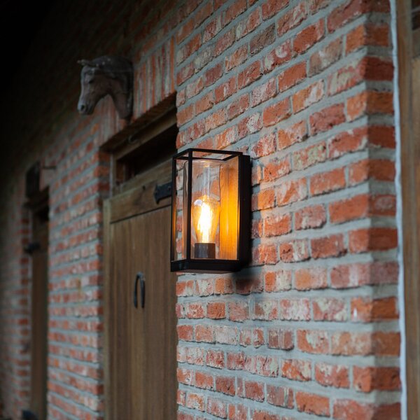 LUTEC Lampă de exterior FLAIR, negru, înălțime 26 cm, metal, IP44, soclu E27, reglabil, Negru, Aluminiu, Modern, Felinar
