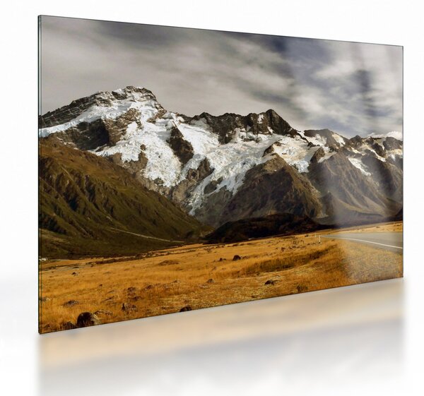 Tablou pe sticlă cu mutele Sefton, Noua Zeealnda (70x50 cm)
