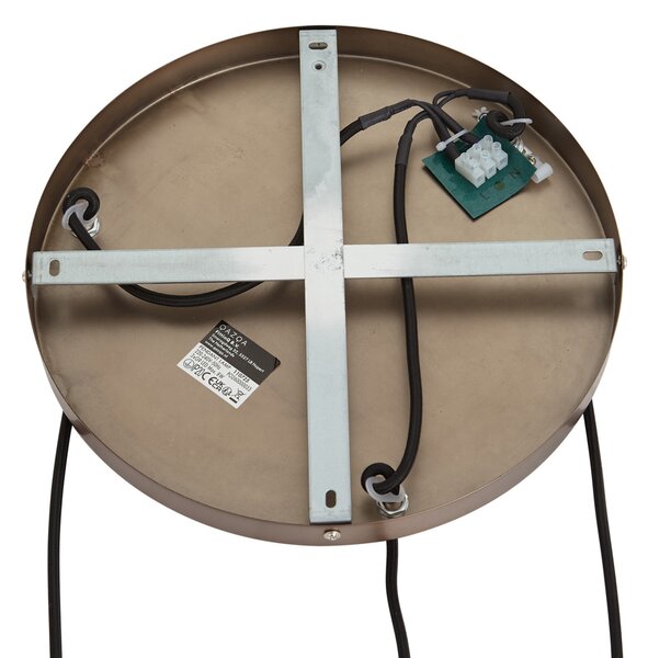 Lampă suspendată de design bronz închis 3 lumini - Ard