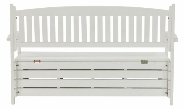 KONDELA Bancă de grădină, alb, 150cm, AMULA