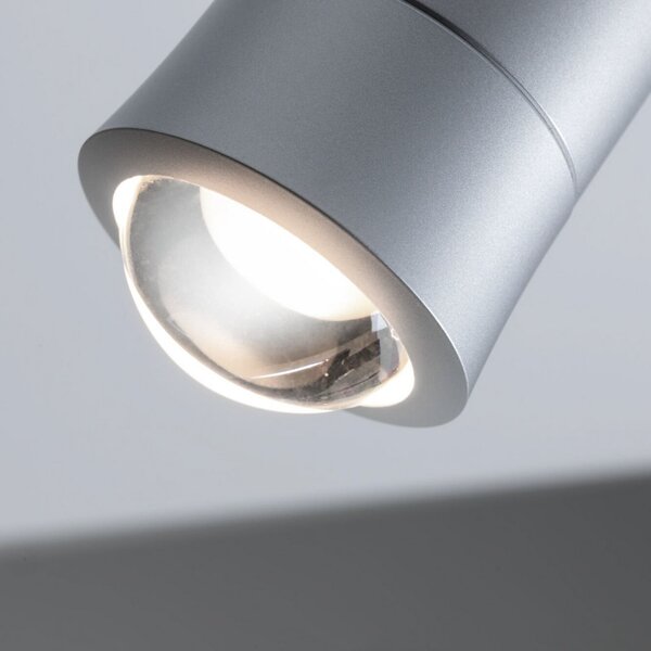 Paulmann URail Smart LED Spot pe șină Tarie, crom, CCT, RGB, reglabil, Metalic, Camera de zi / sufragerie, Plastic, Modern