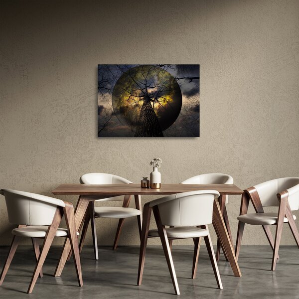 Tablou pe sticlă - Cerul enigmatic (70x50 cm)