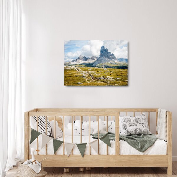 Tablou pe sticlă - Dolomite italiene (70x50 cm)