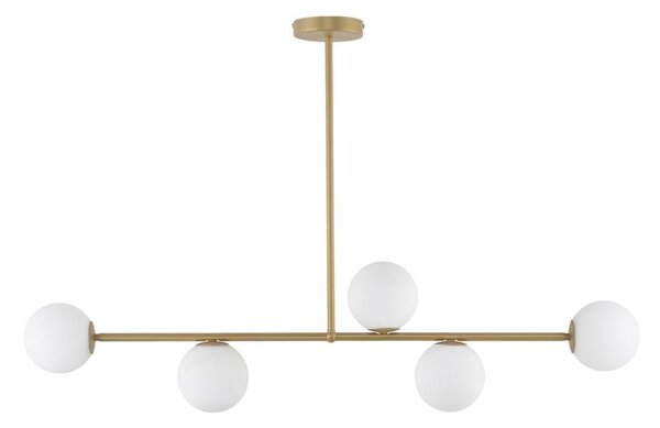 Lustră pe tijă GAMA 5xG9/12W/230V aurie