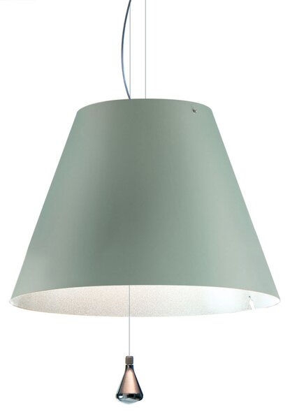 Luceplan Costanza lampă suspendată D13sas, verde, reglabil, Verde, Camera de zi / sufragerie, Plastic, Design