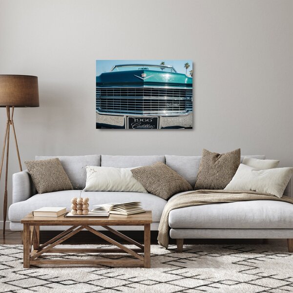 Tablou pe sticlă - Cadillac (70x50 cm)