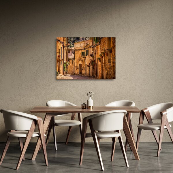 Tablou pe sticlă - Strada din Spania (70x50 cm)