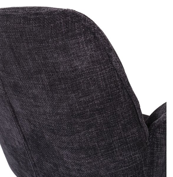 Scaun de dining pivotant Lozano negru