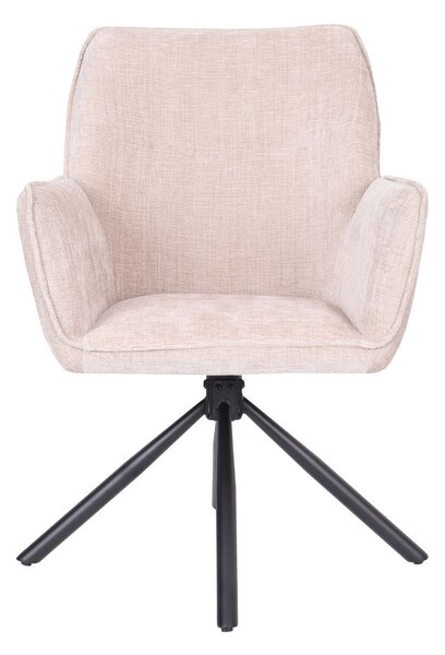 Scaun de dining pivotant Lozano bej