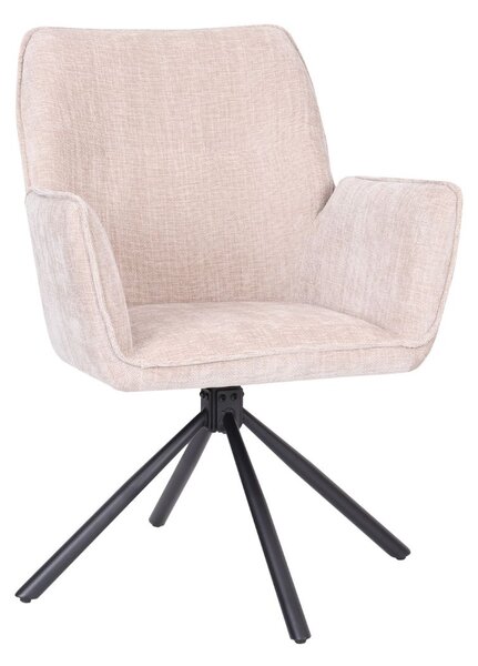 Scaun de dining pivotant Lozano bej