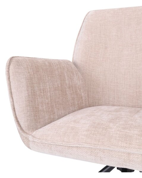 Scaun de dining pivotant Lozano bej