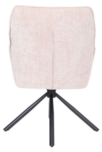 Scaun de dining pivotant Lozano bej