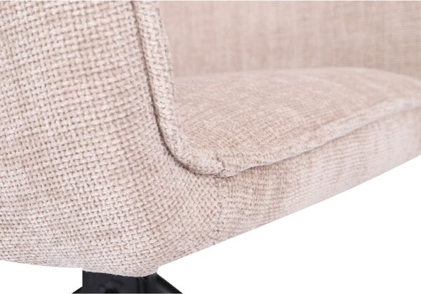 Scaun de dining pivotant Lozano bej