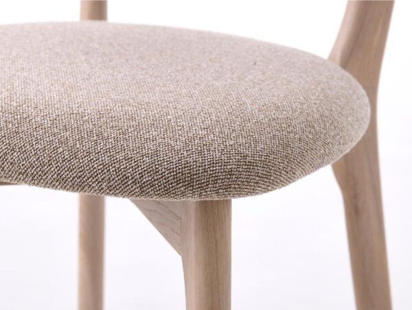 Scaun de dining Stilo, stejar albit