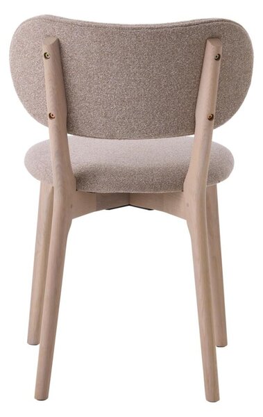Scaun de dining Stilo, stejar albit