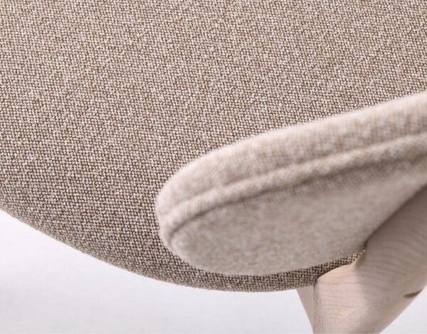 Scaun de dining Stilo, stejar albit